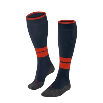 Abbildung von FALKE Herren Wandersocken TK Compression M KH Wolle Funktionsmaterial mit Kompression 1 Paar, Blau (Marine 6122) Wadenumfang W2, 43 46