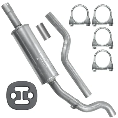 Abbildung von Schalldämpferset Auspuff Mitteltopf für Passat B6 2005 11/2010 1.9 TDI 2.0