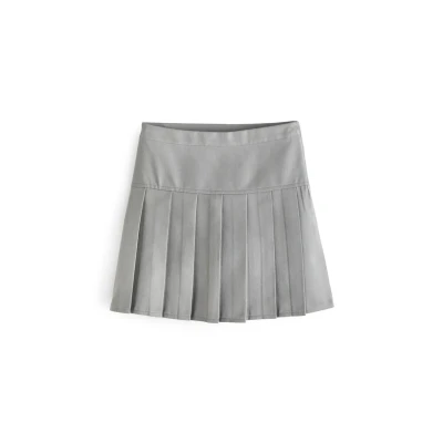 Abbildung von Next 2 PACK Pleat Alinienrock für Kinder, Größe: 152, Pale grey