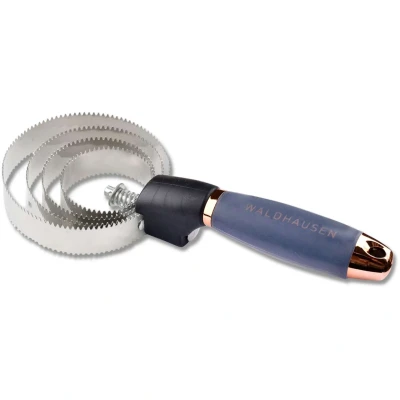Abbildung von Waldhausen Striegel mit Gelgriff Schwarz/Rosegold