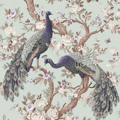 Abbildung von LAURA ASHLEY Vliestapete &quot;Belvedere&quot;, FSC zertifiziert, mit lebhaftem Druck, 10 Meter Länge