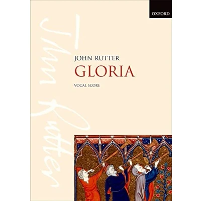 Abbildung von Gloria, für gemischten Chor, Blechbläser, Schlagzeug u. Orgel, Chorpartitur: Vocal score