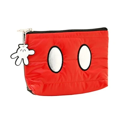 Abbildung von Micky Maus Air Padding Flaches Federmäppchen, Schwarz