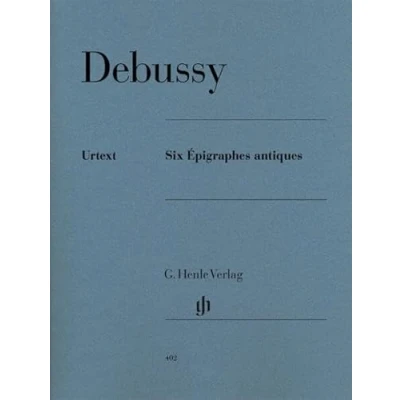 Abbildung von Six Epigraphes antiques: Besetzung: Klavier zu zwei Händen (G. Henle Urtext Ausgabe)
