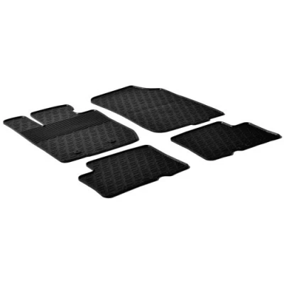 Abbildung von Gledring 0173 Fußmattensatz Gummi vorne und hinten 4 schwarz 750mm 550mm DACIA: Duster SUV