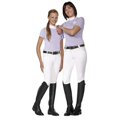 Abbildung von Pfiff Damen Vollbesatz Reithose Julie, Stretch, Hüftform, Kunstledervollbesatz