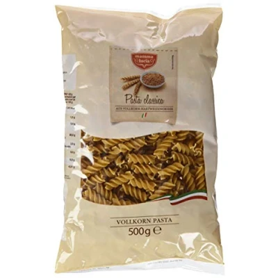 Abbildung von mamma lucia Vollkorn Pasta Spiralen, 10er Pack (10 x 500 g)