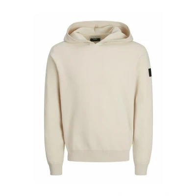 Abbildung von Jack &amp; Jones Einfarbig Kapuzenpullover, Herren, Größe: Medium, Moonbeam