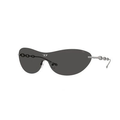 Abbildung von Diesel Unisex Sonnenbrille, Größe: 35, Matte gunmetal