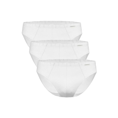 Abbildung von Ammann 3ER PACK Toninton Streifen Slip, Herren, Größe: Large, Weiß