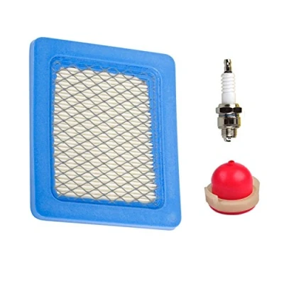 Abbildung von OxoxO Luftfilter, Zündkerze 694395, Pumpball Ersatz für Briggs &amp; Stratton 491588S 4915885 399959 John Deere PT15853 Oregon 30 710