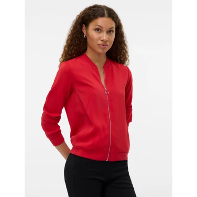 Abbildung von VERO MODA Damen Vmcoco L/S Bomber Ga Noos, Ribbon Red, x_s