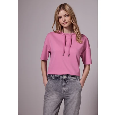 Abbildung von Street One Studio Kuscheliges Tshirt print, Damen, Größe: 34, Pink