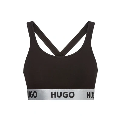 Abbildung von HUGO Underwear Bralette BH &quot;BRALETTE PADDED SPOR&quot;, mit Logo auf dem Bund