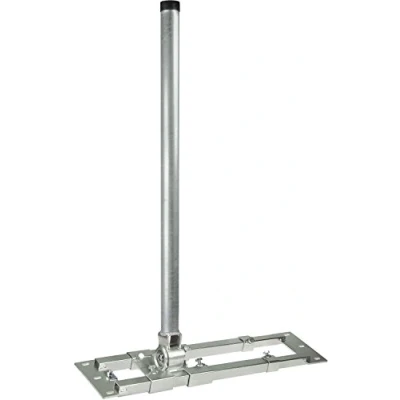 Abbildung von Dachsparrenhalter DUR line® Herkules S48/900 über 1000Nm Breite: 55 90 cm, Masthöhe: Ø: 48 mm, feuerverzinkt, Kabeldurchführung