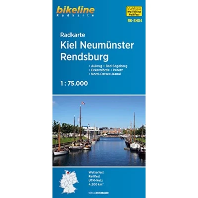 Abbildung von Radkarte Kiel Neumünster Rendsburg (RK SH04): Aukrug Preetz Nord Ostsee Kanal, 1:75.000 (Radkarten)