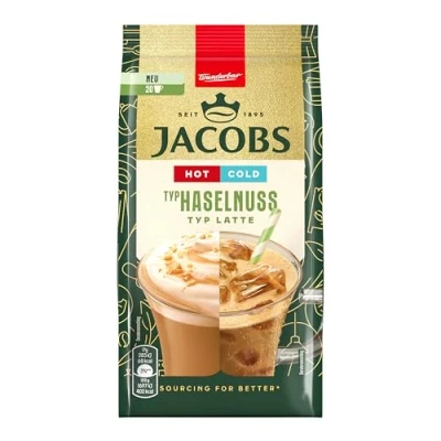 Abbildung von Jacobs Typ Latte Haselnuss Kaffeespezialität, 340g Getränkepulver mit löslichem Bohnenkaffee