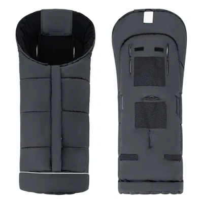 Abbildung von Daliya® Fußsack und Schlafsack für Buggy Sportsitz, Winterfußsack, Warm (1 tlg), Universell alle Gurtsysteme, extra &amp; Kuschelig, Rutschfest