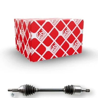 Abbildung von FEBI BILSTEIN 182433 Antriebswelle Vorderachse links mit Mutter NISSAN: Note I, Micra 3, C+C 3