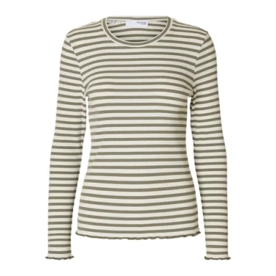 Abbildung von SELECTED FEMME Slfanna Ls Crew Neck Tee STR Noos