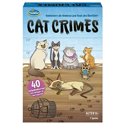 Abbildung von Thinkfun® Spiel ThinkFun Familienspiel Detektivspiel Cat Crimes™ 76366