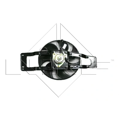 Abbildung von NRF 47476 Lüfter 295 12 100 mit Kühlerlüfterrahmen (Zarge) RENAULT: TWINGO 1