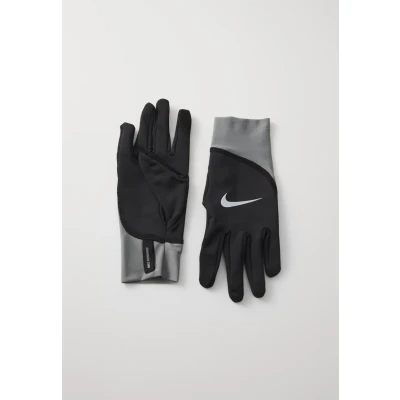 Abbildung von Nike Performance Pacer Midweight Fingerhandschuh, Damen, Größe: Medium, Black/smoke grey/silver