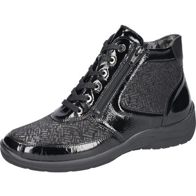 Abbildung von Waldläufer Schnürboots &quot;HESNA Soft&quot;, Bequemschuh, High Top Sneaker in Komfortweite H (=sehr weit)