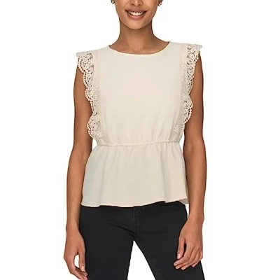 Abbildung von ONLY Onlmette SL Bluse, Damen, Größe: Medium, Sandshell