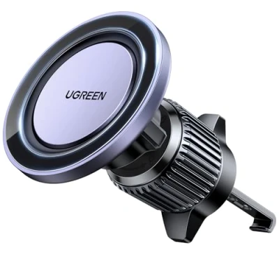 Abbildung von UGREEN Handyhalterung Auto Magnet Lüftung MagSafe Autohalterung 360 Drehbar Handyhalter Kfz kompatibel mit iPhone 15/14/13/12 Pro Max Mini und Allen Smartphones