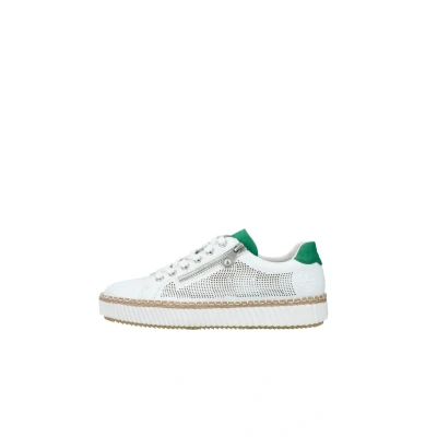 Abbildung von Rieker Damen Low Top Sneaker M2945, Frauen Halbschuhe,lose Einlage,Strassenschuhe,Sportschuhe,Freizeitschuhe,Weiss Kombi (80),42 EU / 8 UK