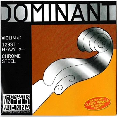 Abbildung von Thomastik 129ST Einzelsaite für 44290 Violine Dominant E Saite Chromstahl blank, stark, Kugel