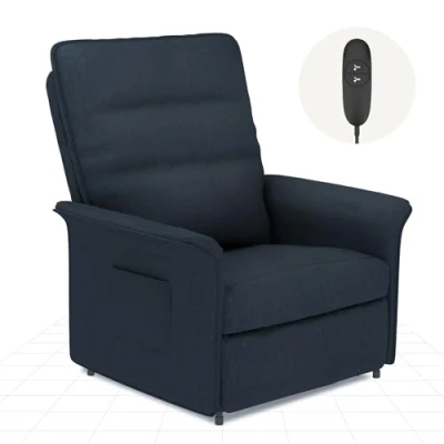 Abbildung von FLEXISPOT Elektrisch Relaxsessel Verstellbarer TV Sessel, Fernsehsessel mit liegefunktion, 105 155 verstellbare Rückenlehne Relax Sessel，ergonomisch (Dunkelgrau)