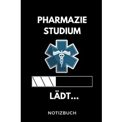 Abbildung von PHARMAZIE Studium LÄDT... NOTIZBUCH: A5 Geschenkbuch KARIERT zum dualen Notizbuch für duale Studenten witziger Spruch Abitur Studienbeginn Erstes Semester Pruefung Geburtstag