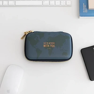 Abbildung von Mr Wonderful Wondee Tasche und Hülle für Externe Festplatte 2,5&quot; mit &quot;with You Design Mr. Offiziell, Geschenke Frauen, Männer, Kinder Mädchen