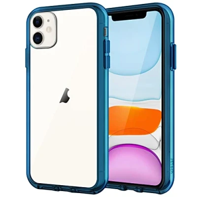 Abbildung von JETech Hülle für iPhone 11 (2019) 6,1&quot;, Nie Vergilbung Handyhülle Schutzhülle Case Cover mit Anti kratzt Transparente und Rückseite (Navy)
