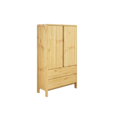 Abbildung von Home affaire Wäscheschrank &quot;Luven&quot;, Kleiderschrank, Hochkommode, FSC zertifizierte massive Kiefer, geölt