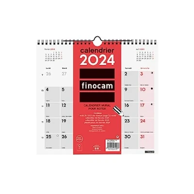 Abbildung von Finocam Kalender für Notizen 2024 Januar Dezember (12 Monate)