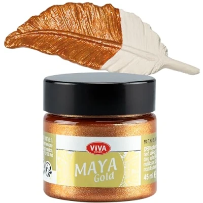Abbildung von Viva Decor Blattgold Maya Gold, 45 ml