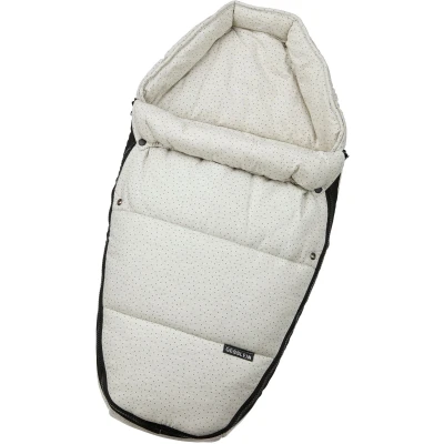 Abbildung von Gesslein Kuschelnest &quot;Baby Nestchen, grau tupfen&quot;, für Kinderwagenwannen, Tragetaschen oder Babyschalen, Made in Germany