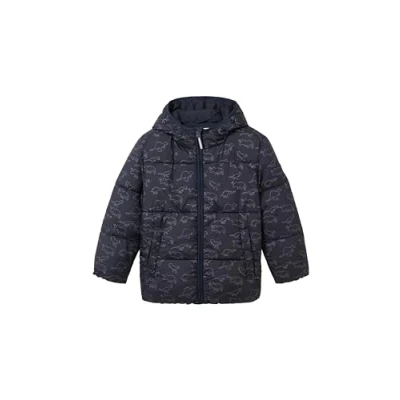 Abbildung von TOM Tailor Puffer MIT Kapuze Winterjacke für Kinder, Größe: 128/134, Reflective dino allover