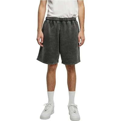 Abbildung von Urban Classics Heavy Washed Shorts, Herren, Größe: XXL, Black