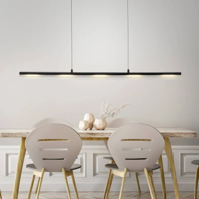 Abbildung von JUST LIGHT Pendelleuchte NELE, Dimmfunktion, LED fest integriert, Warmweiß, LED, Comfort Lift, dimmbar, Switchmo