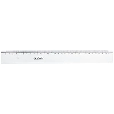 Abbildung von Herlitz Lineal aus transparenter Kunststoff, 30 cm