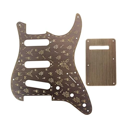 Abbildung von Alnicov 62 Schlagbrett 11 Loch SSS Gitarren Pick Guard für Fender Standard Strat Ersatz