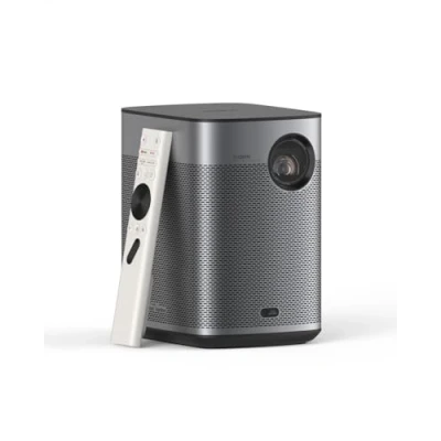 Abbildung von XGIMI Halo+ GTV 1080P Tragbarer Beamer, Google TV mit lizenziertem Netflix, 700 ISO Lumen, 2x5W Harman Kardon, Autofokus, Wi Fi, 200 Zoll Bildschirm, integrierter Akku 2,5 Stunden Spielzeit