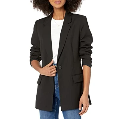 Abbildung von The Drop Blazer für Damen, Blake Lang, Schwarz, 3XL Große Größen