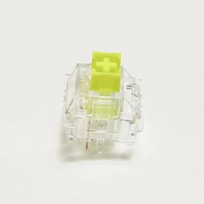 Abbildung von DucKey OUTEMU Lime Switch V2 RGB, Transparenter Vorgeschmierter Geräuschloser Taktiler Schalter für Benutzerdefinierte Mechanische Tastaturen (Size : 110PCS)