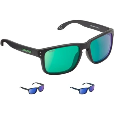 Abbildung von Cressi Blaze Sunglasses Unisex Erwachsene Sport Sonnenbrille Polarised Hydrophobic Lenses Einheitsgröße