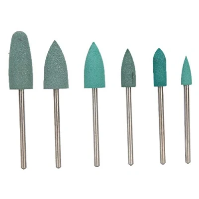 Abbildung von 6 Teiliges Nagelbohrer Set, Nagelfräser Bits Entfernen Gel Acryl Nagelhaut Diamant Nagelbohrer, Aufsätze für Nagelpolier Schleifgerät Nagelkunst Polierer Nagelschleifer (01 Einstellen)